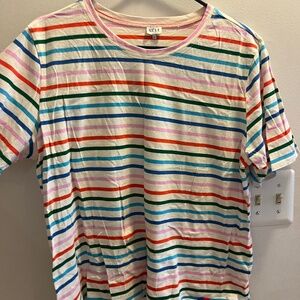 Womens Cotton Striped Shirt
